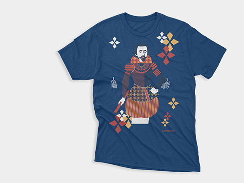 T-shirt "il Guercio" - blue